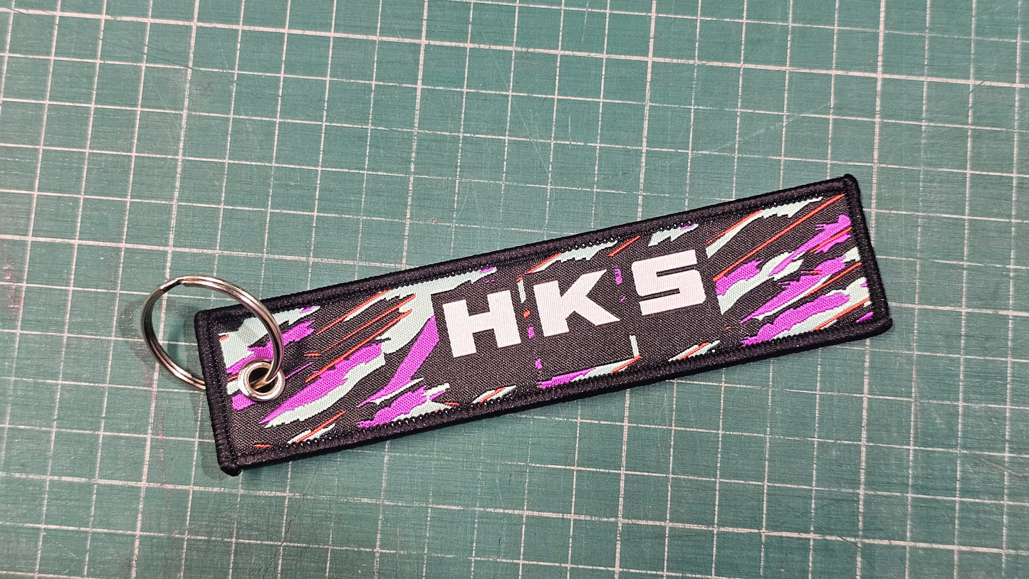 HKS Oil Slick Keyring/Jet Tag