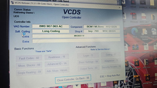 New Service: VCDS Coding & Diagnostics