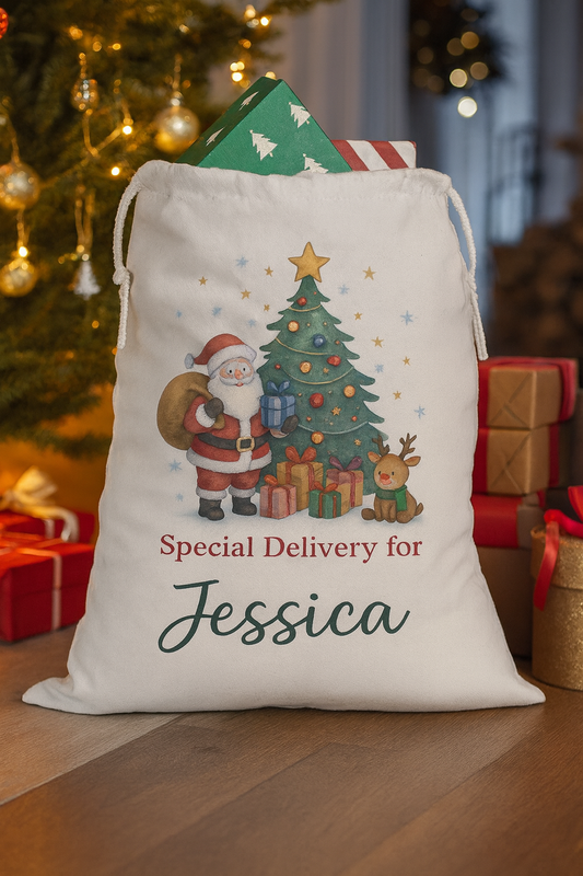 New Product : Printed Christmas Sacks.