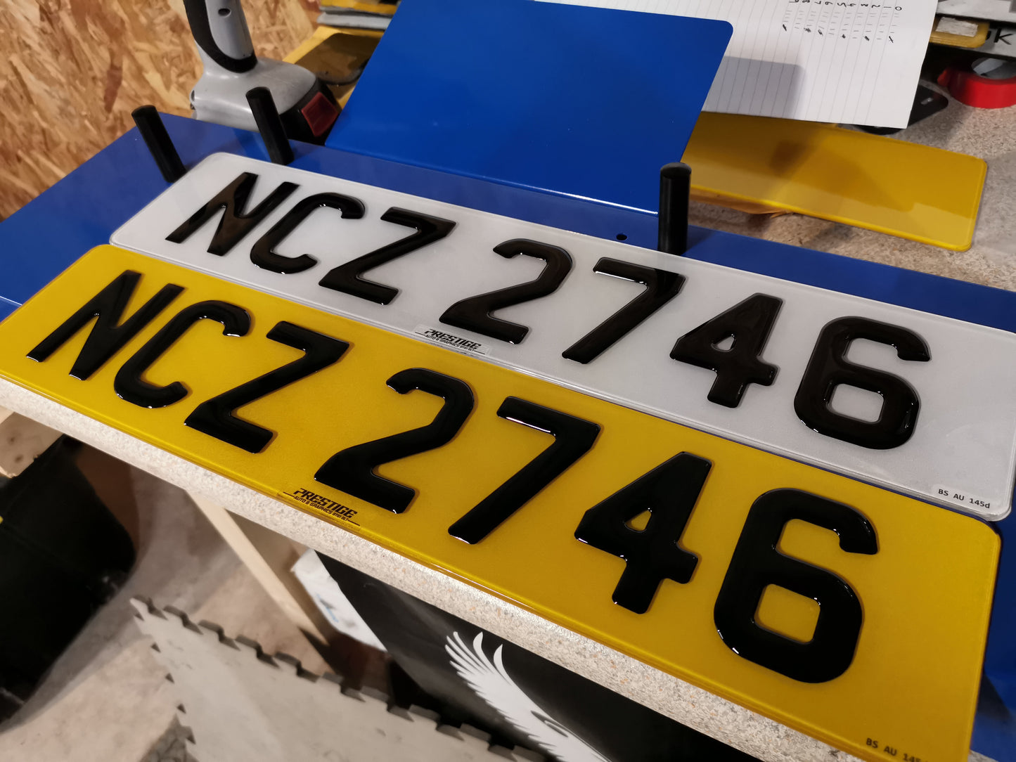 3D Number Plates