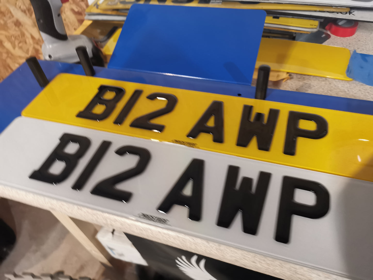 3D Number Plates