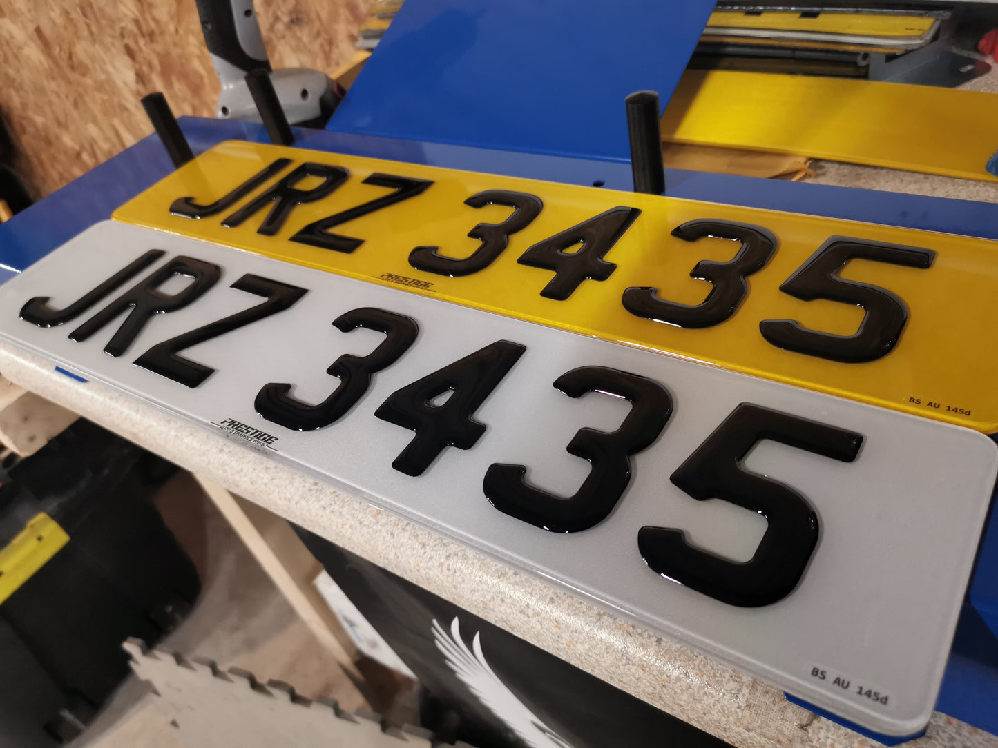 3D Number Plates