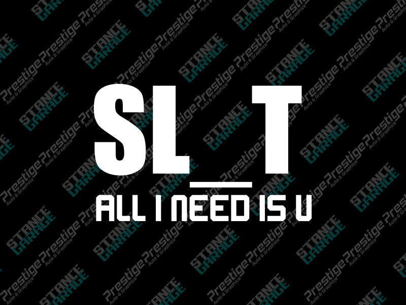 SL T All I Need Is U