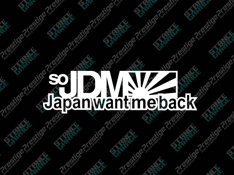 So JDM Japan want me back